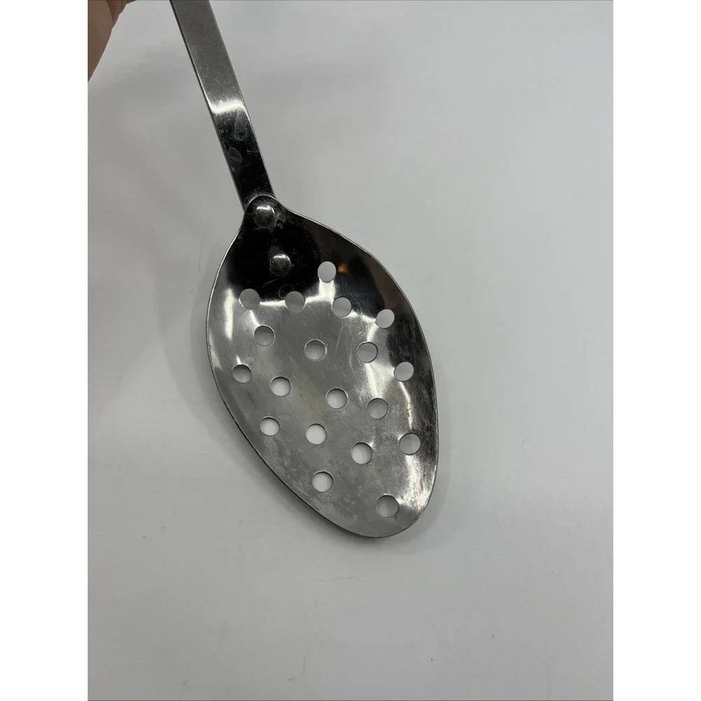 Vtg Revere Neptune Seahorse Bakelite Stainless‎ Slotted Spoon USA 16